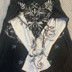 y2k double long sleeve 