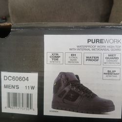 Pure work DC work crew men's size 11w