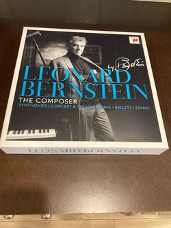 2017 Sony Classical Leonard Bernstein - The Composer 25-CD Box Set - LIKE NEW