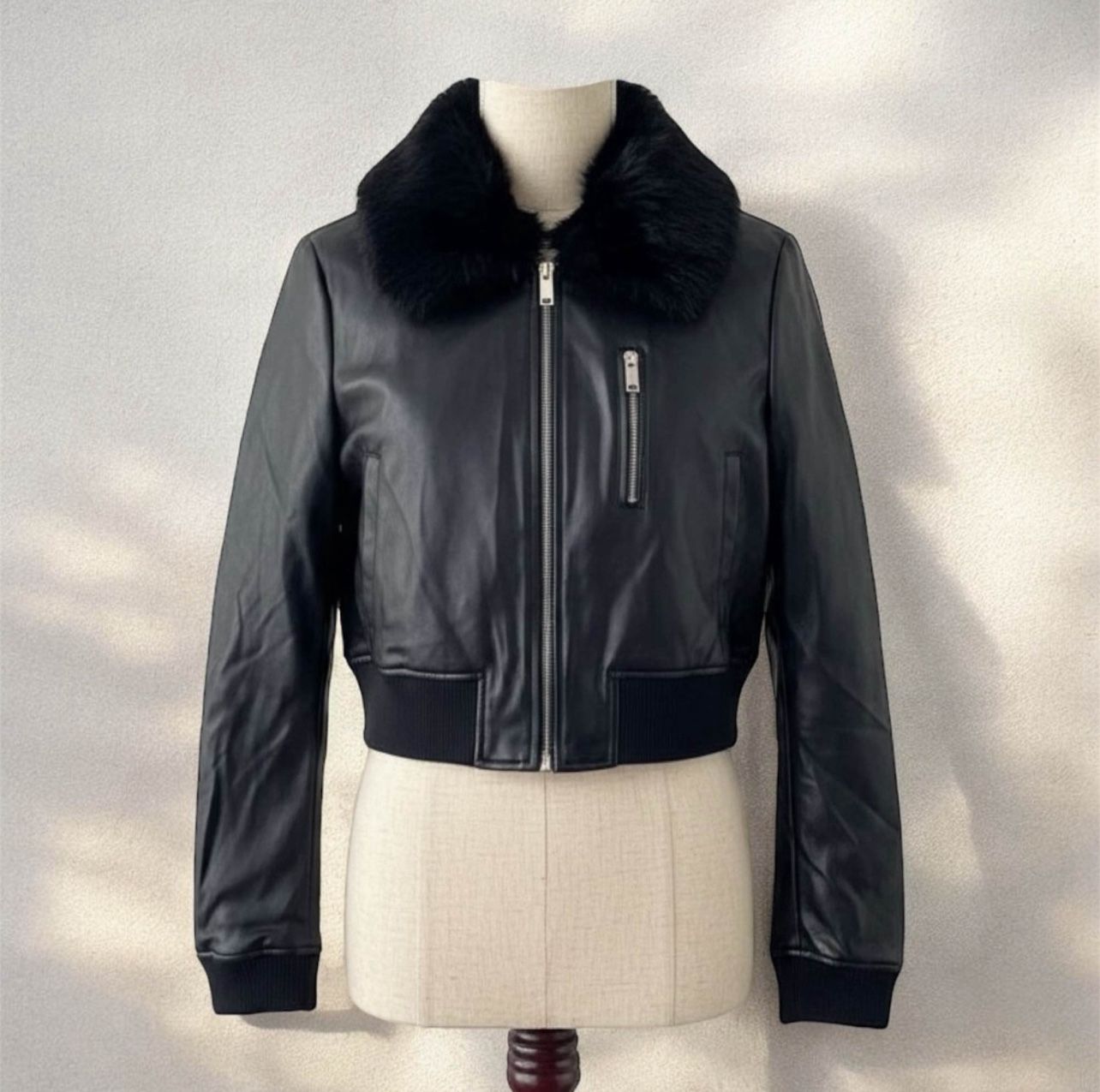 Small Forever21 leather jacket