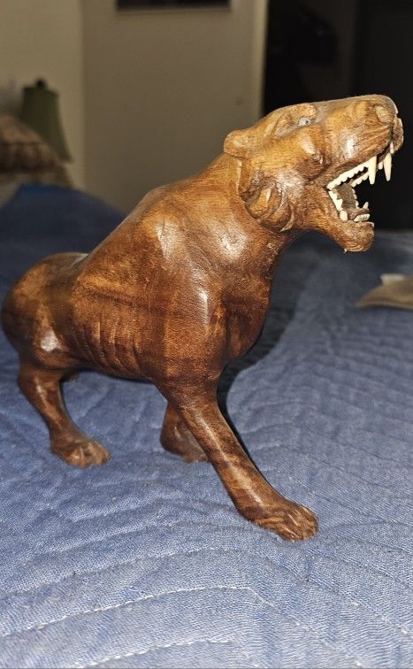 Wood Panther.  Exelent For Desk Decoration 