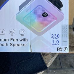 Bathroom Fan With Bluetooth Speaker 