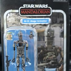 Star Wars The Vintage Collection IG-12, Grogu & Anzellan Deluxe 3.75"