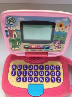 Leapfrog my own laptop learning game computer laptop pink