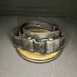 Bianchi Leather Duty Belt Small 28-34” w/Small Inner Belt Accumold Police
