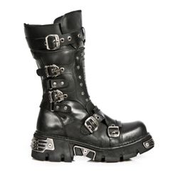 NewRock M-1020 Goth/Punk Biker Boots