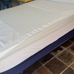 Bed - Mattress, Mattress Pad, Box Platform, And Metal Frame. Make An Offer. I Need To Get It Out 