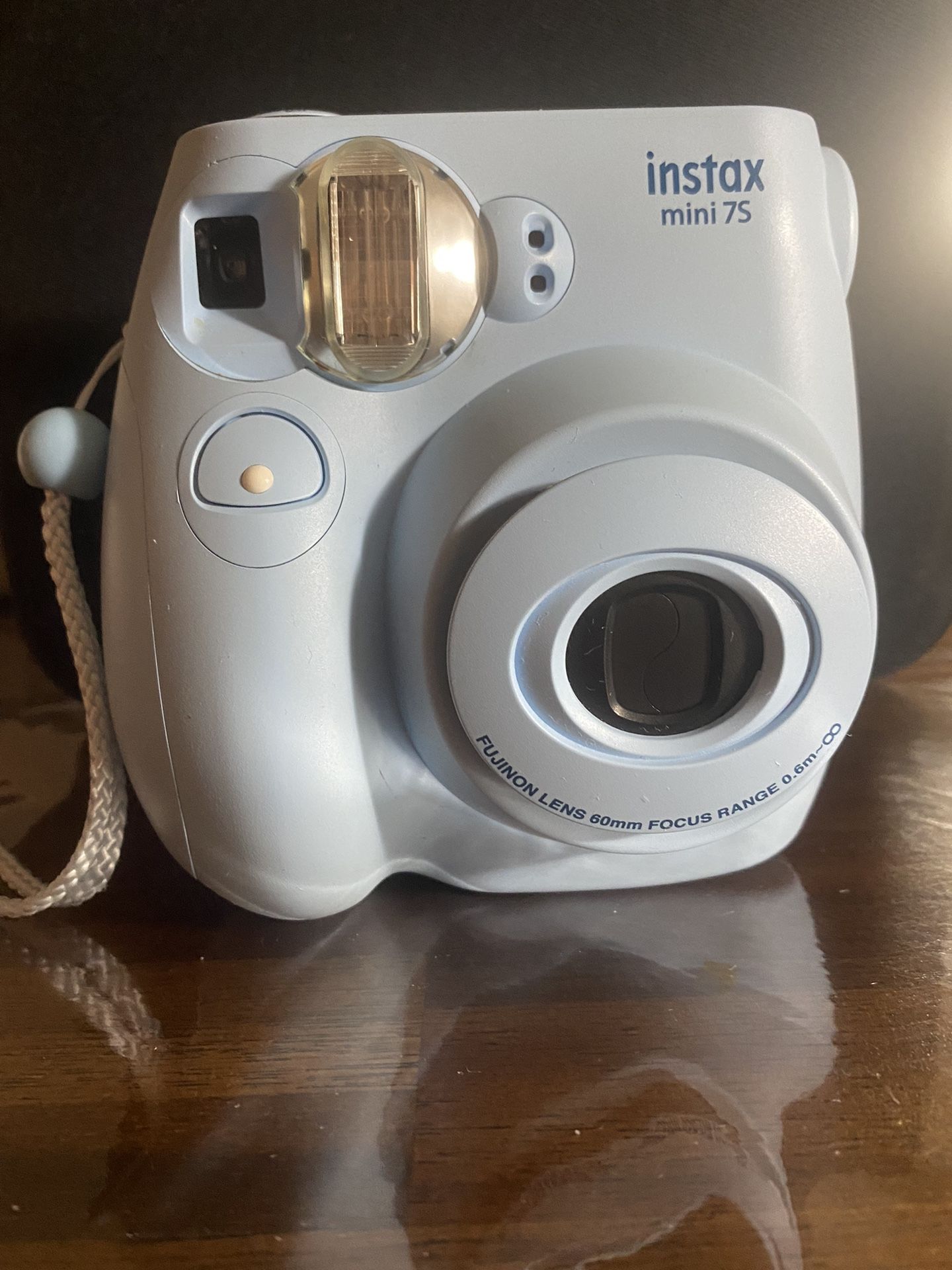 Blue Polaroid Camera