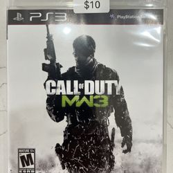 PS3 Games Call Of Duty MW3