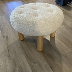 Boucle Stool Ottoman