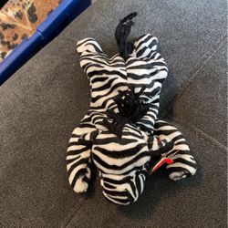 Zebra Beanie Baby 