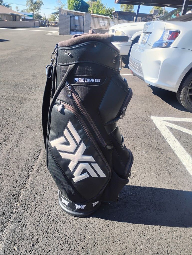 Golf Bag! Golf Clubs! PXG Cart Bag!