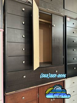Espresso closet wardrobe dresser ropero armoire Nuevo
