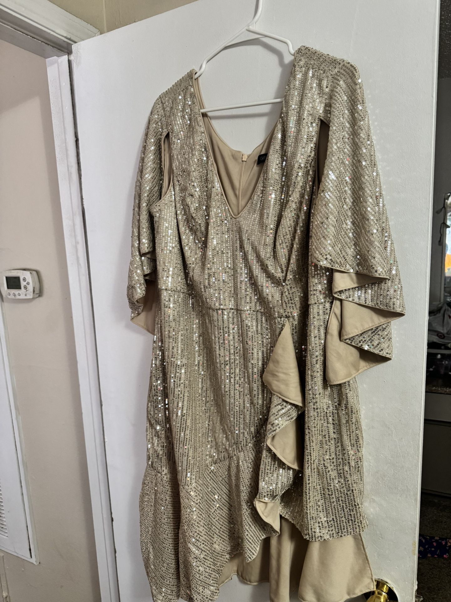 Gold Glittery Dress
