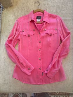 Versace Pink Button-Down blouse