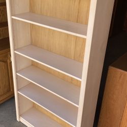 Heirloom White Solid Wood Bookcase / Bookshelf / Storage Display Shelving 