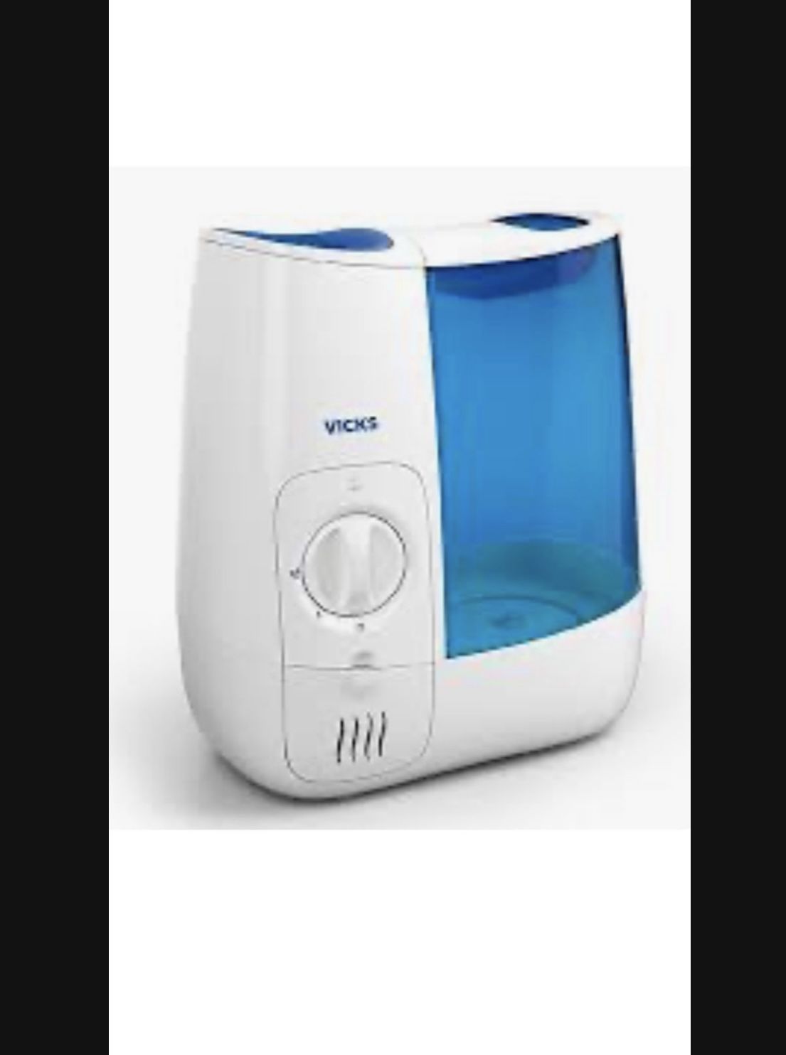 Vicks Warm Moisture Humidifier - White/Blue NEW WITHOUT BOX 