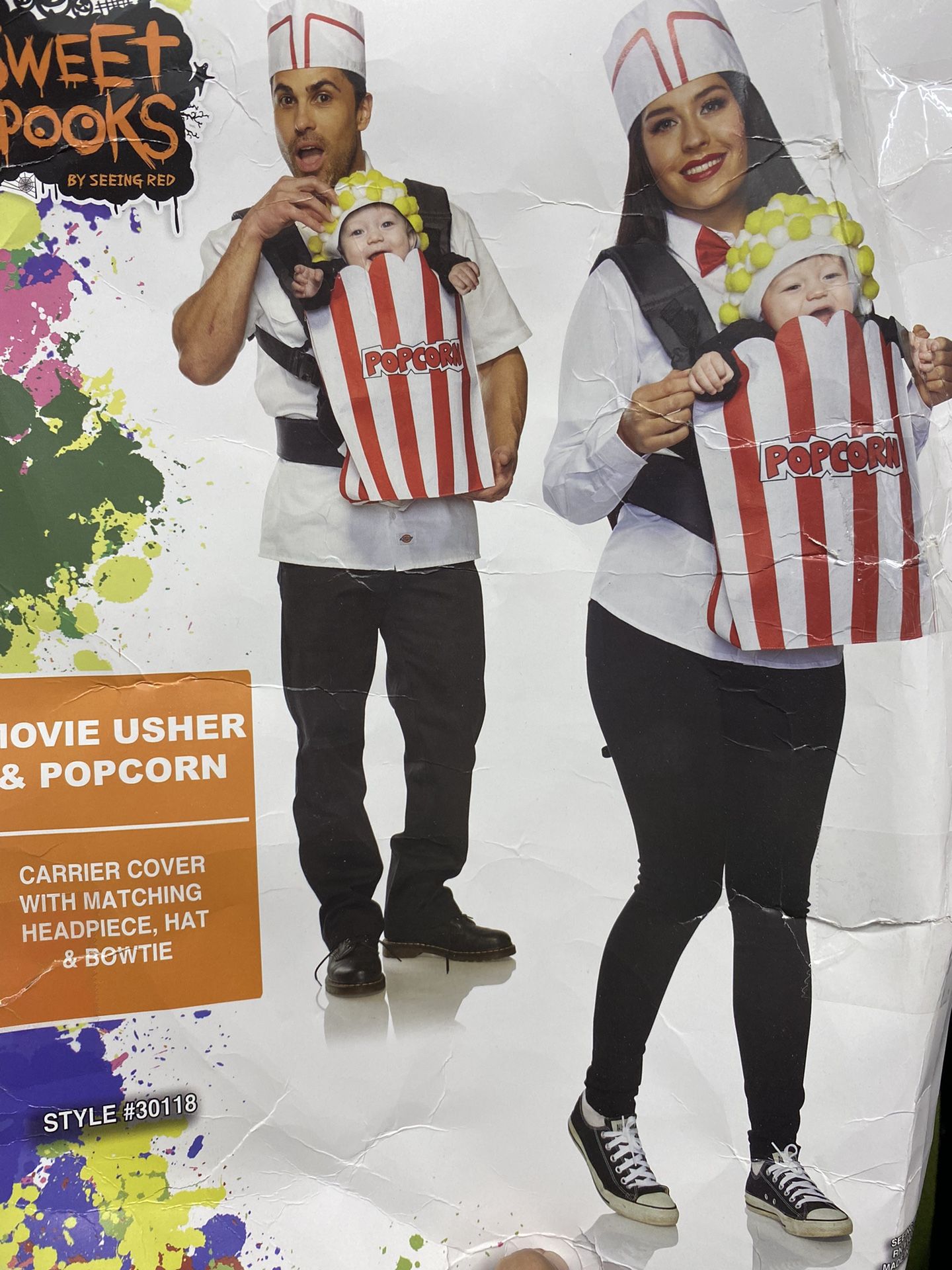 New Adult Usher Baby Popcorn 🍿 Costume