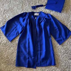Kindergarten cap and gown $10