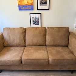 Maimz Sofa- Mid Century - Caramel 
