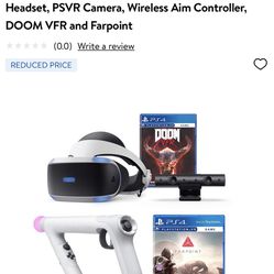 Ps4 VR Barely Used Great Christmas Gift