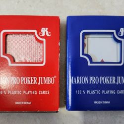 Marion Plastic Poker Playing Cards 