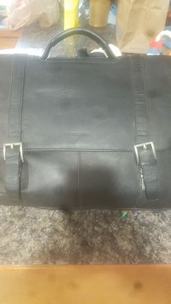 samsonite leather flapover case