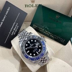 Rolex GMT-Master II 126710BLNR "Batgirl" 2020 Complete Set on Jubilee Bracelet