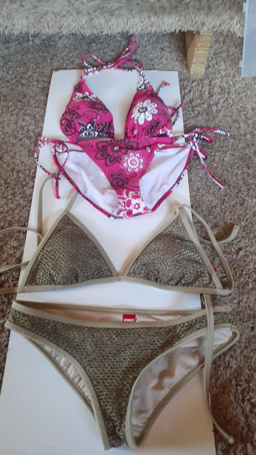 Bongo Size Large & Vanity Size Small Bikinis $8 each