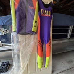 Full wetsuit and a Shorty wetsuit