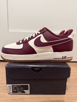Nike Air Force 1 Low “College Pack Night Maroon” Men’s Size 13 DQ7659-102