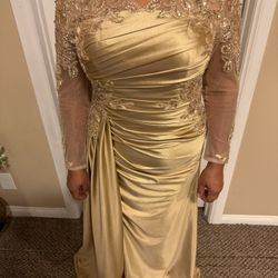 Gold Dress