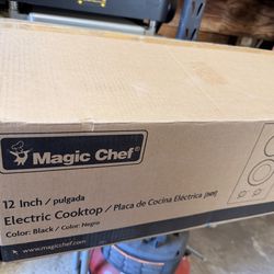 New magic chef electric cooktop