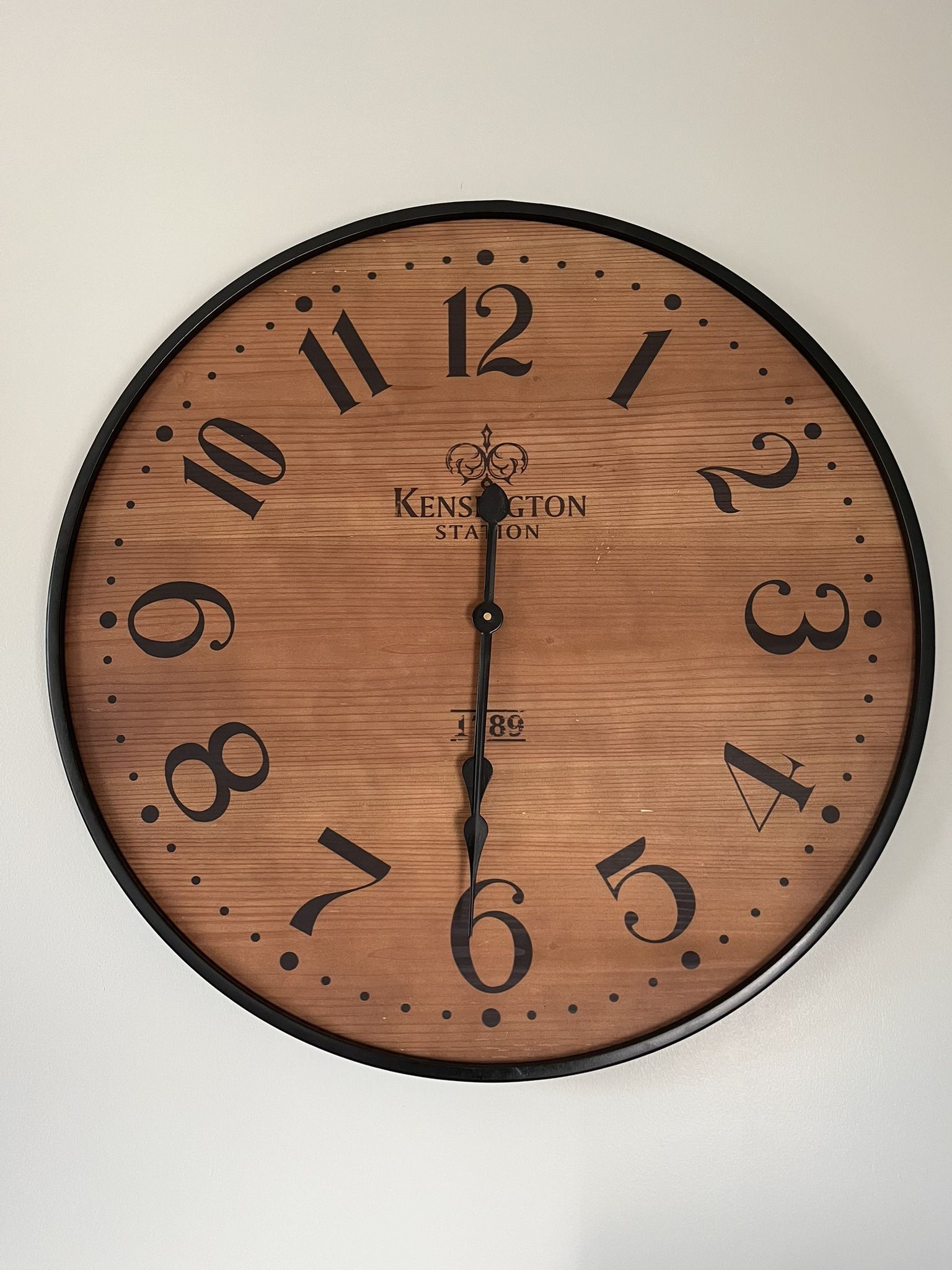 Wall Clock 26” Vintage