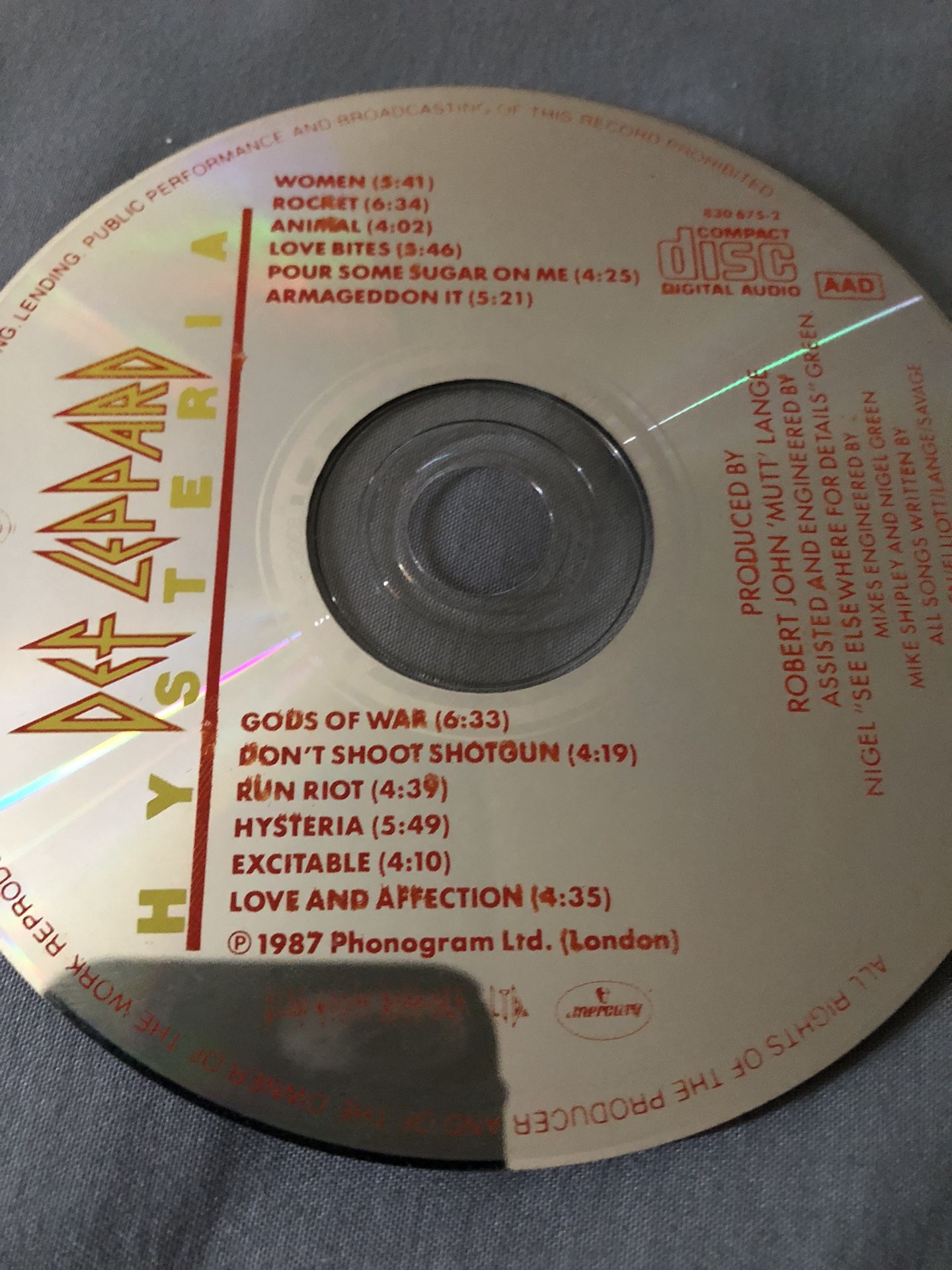 Def Leppard Cd