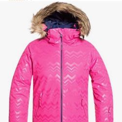 New! Roxy Big American Pie Solid Girls Jacket Girls Size 14