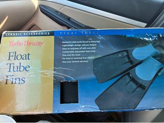 Brand new float tube fins