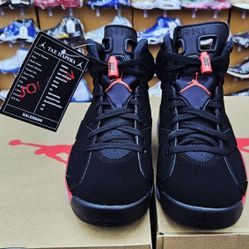 AIR JORDAN 6 RETRO "INFARED SALESMAN" (KIDS)