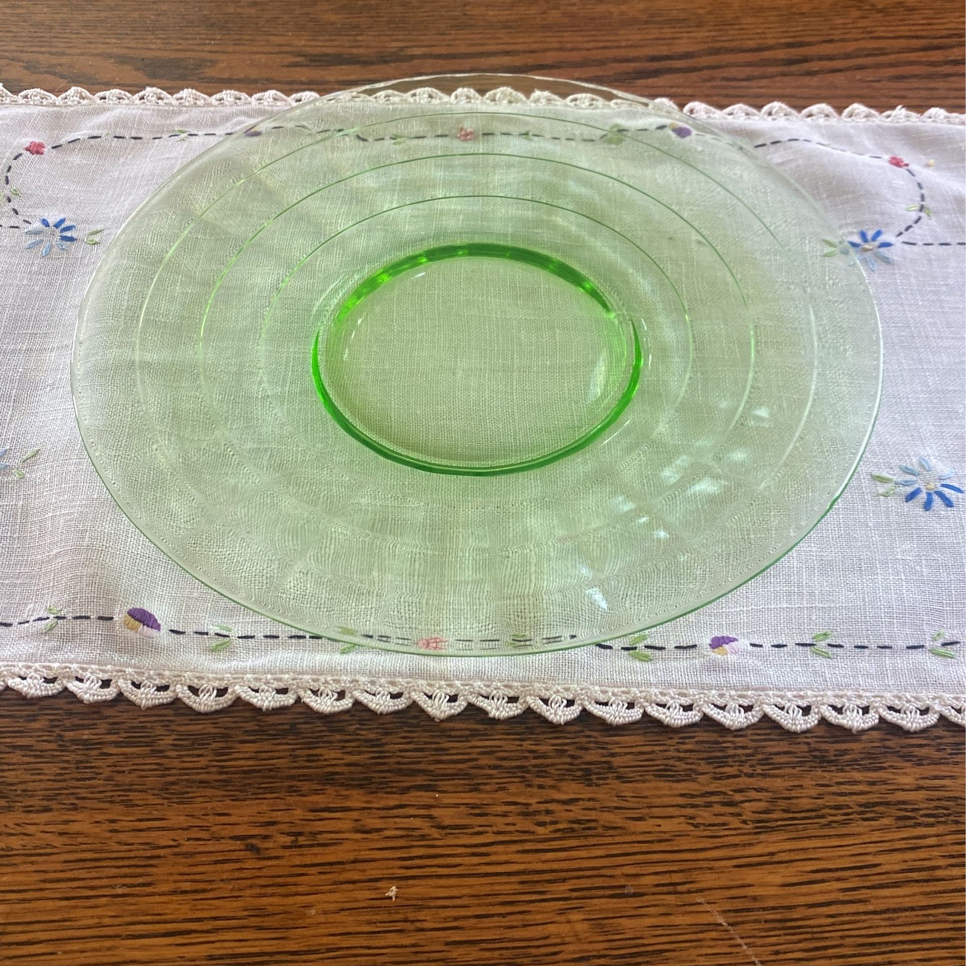 Uranium Glass Plate