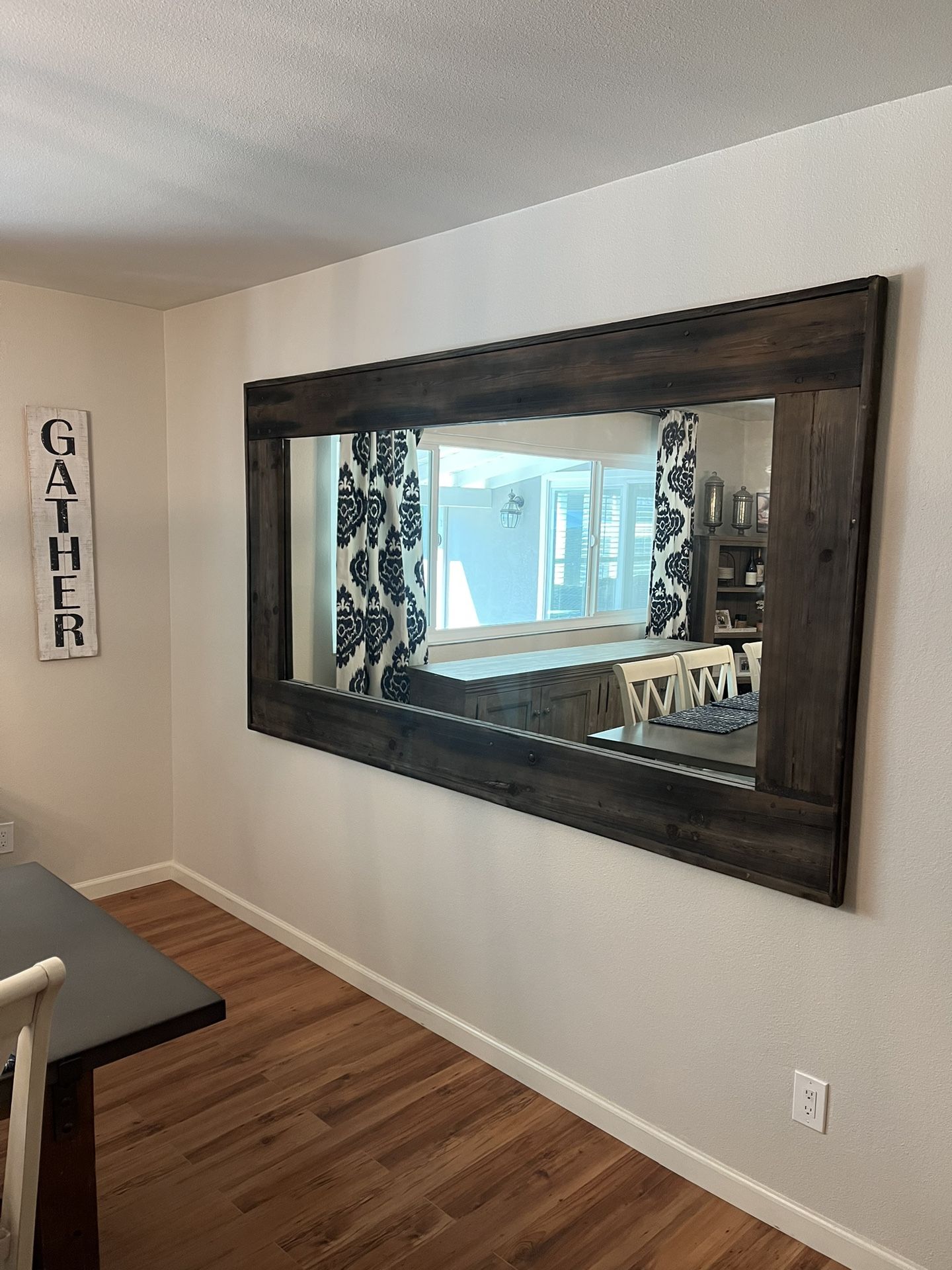 Restoration Hardware Boat Wood Mirror