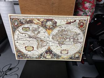 Wall Art - Mapa Mundi Canvas