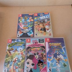 Nintendo Switch Game Bundle – 5 Games