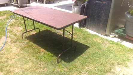 Folding table 30 by 60 inches