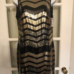 Vince Camuto Sequins Dress, Size 6