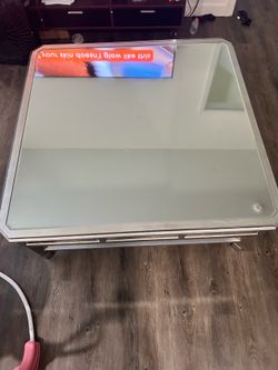 Mirrored Square Coffee Table