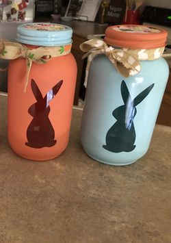 Easter Bunny Jars