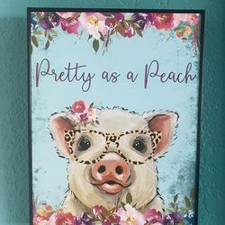 Pretty As Peach Pig