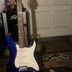 Guitar Fender Squier Strat & Fender Amp. New, No scratches! $200