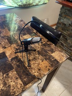 USB Microphone With Pop Screen And Tripod Stand