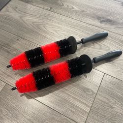 18’’ Long Wheel Barrel Brush for Car Wheel Rim Detailing Brush